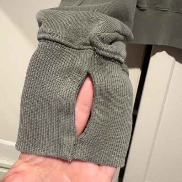 Offline by Aerie Sage Green Cropped Hoodie - Picture 5 of 5